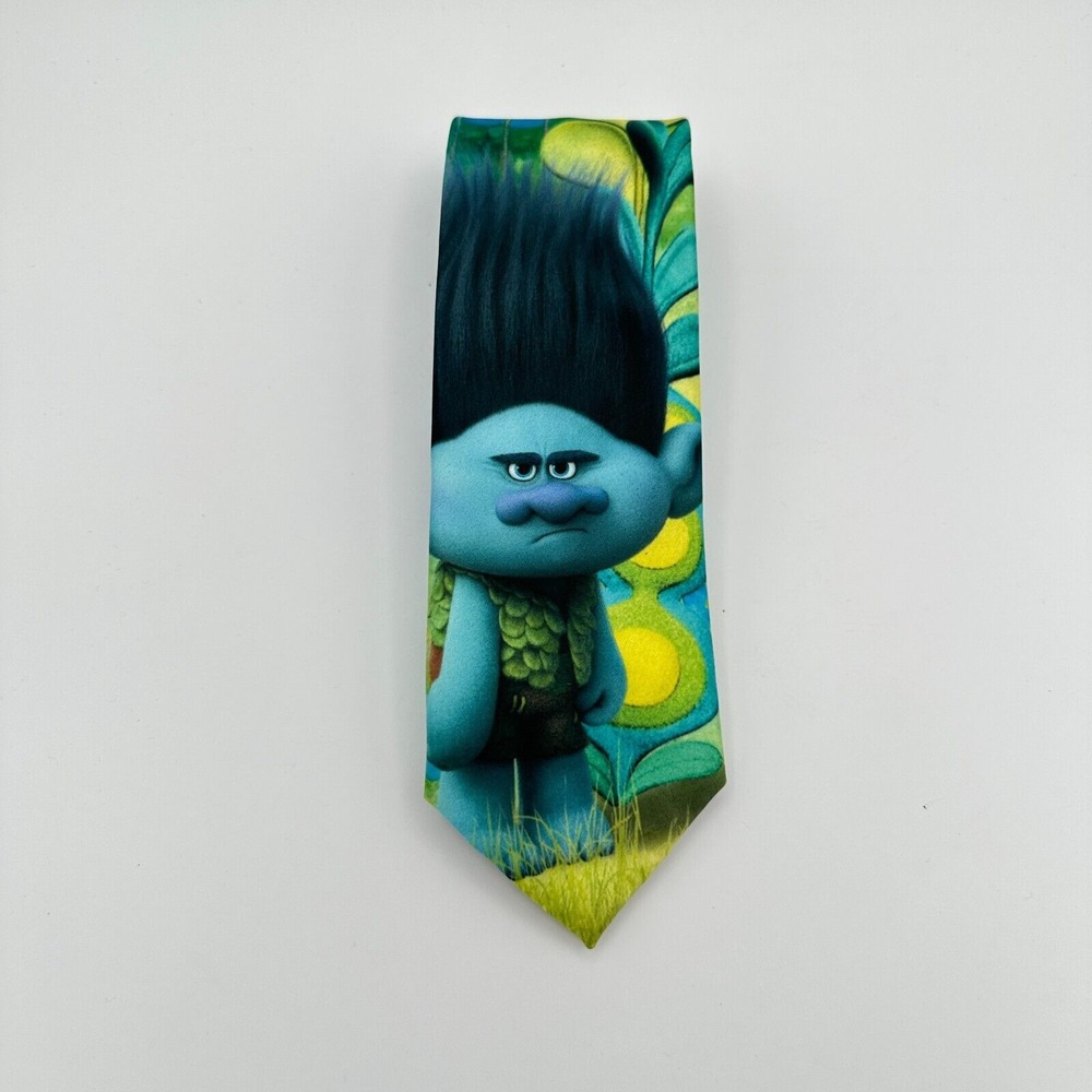 Dreamworks Trolls Tie Mens Branch Movie Lover Cartoon Teacher Formal Theater